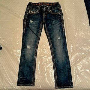 Rock Revival Crop Jeans—Size 25